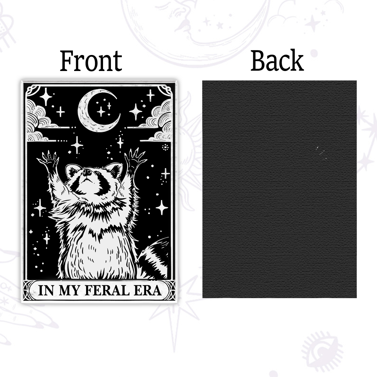 Purplehecate The In My Feral Era Oracle Card Magnet