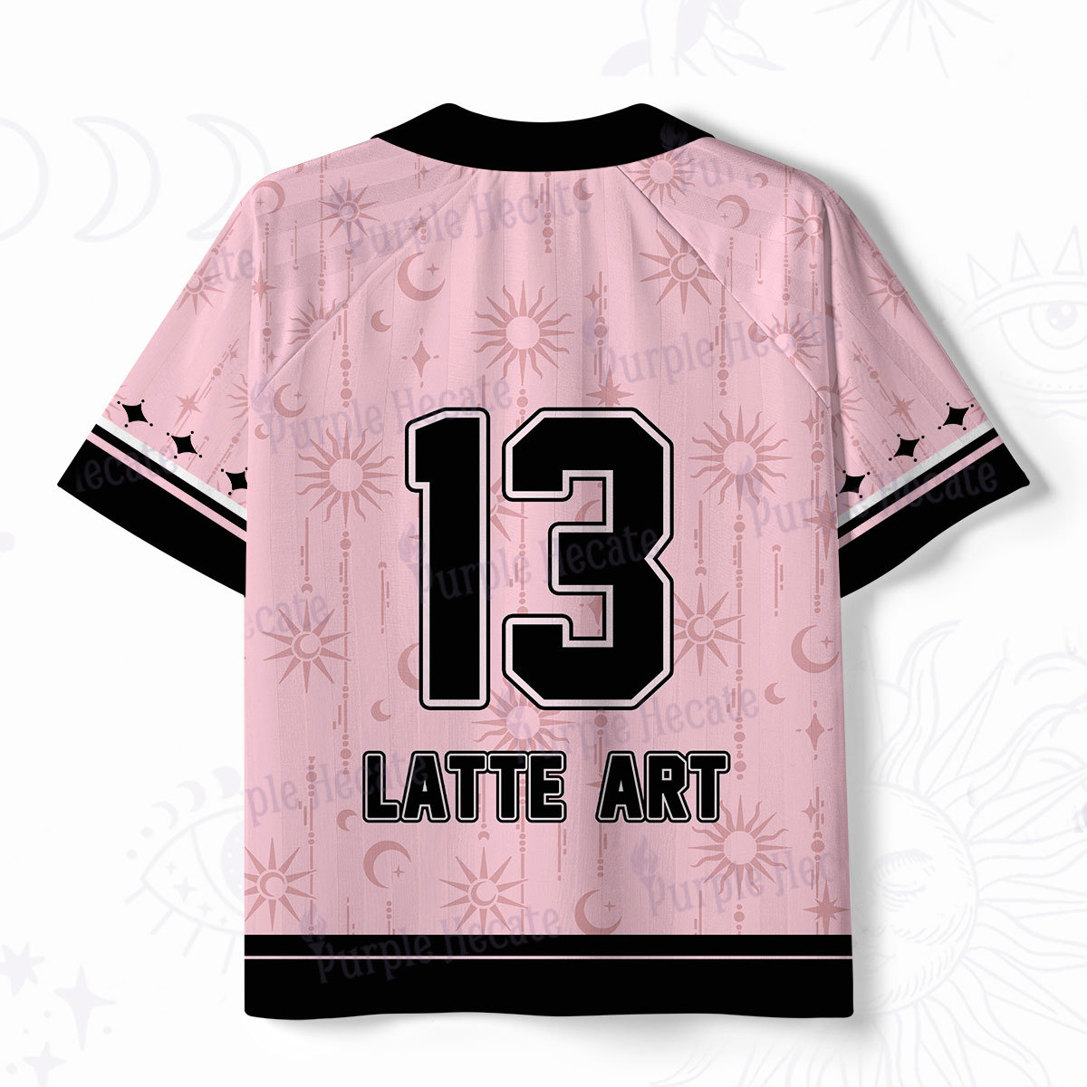 Purplehecate The You Can Learn Latte Art Polo Collar Unisex Jersey