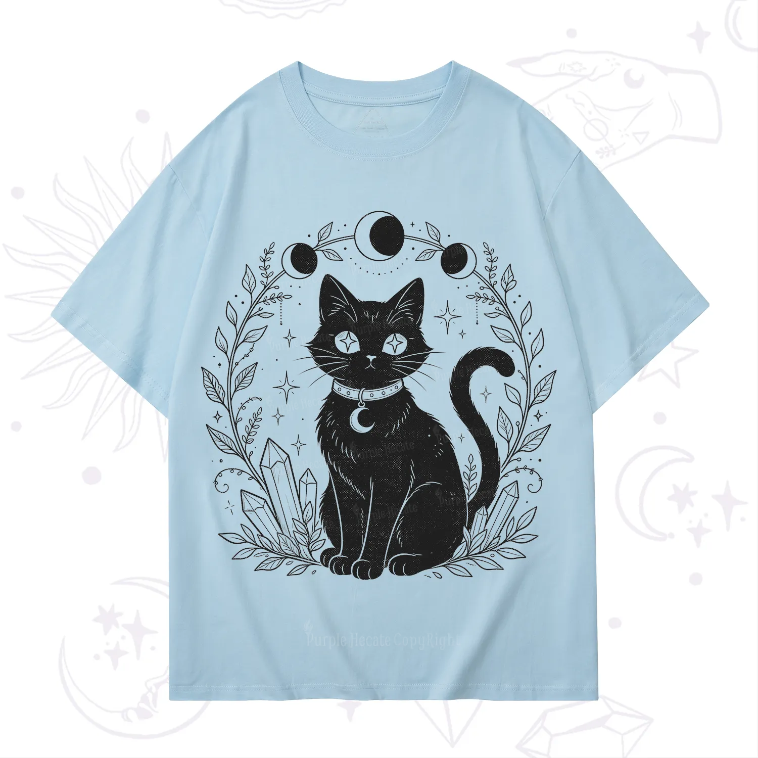 Purplehecate Mystical Cat T-Shirt
