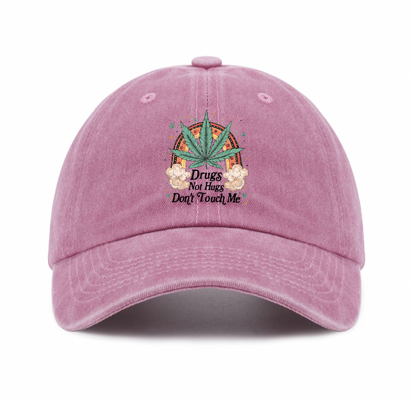 Purplehecate Drugs Not Hugs Baseball Cap