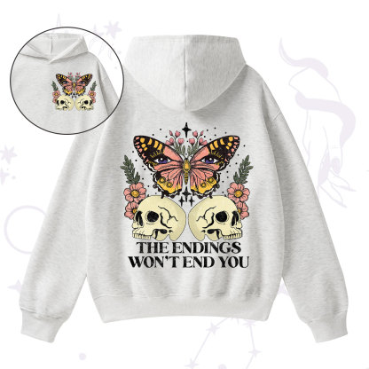 Purplehecate The Endings Won't End You Fleece Hoodie Suit