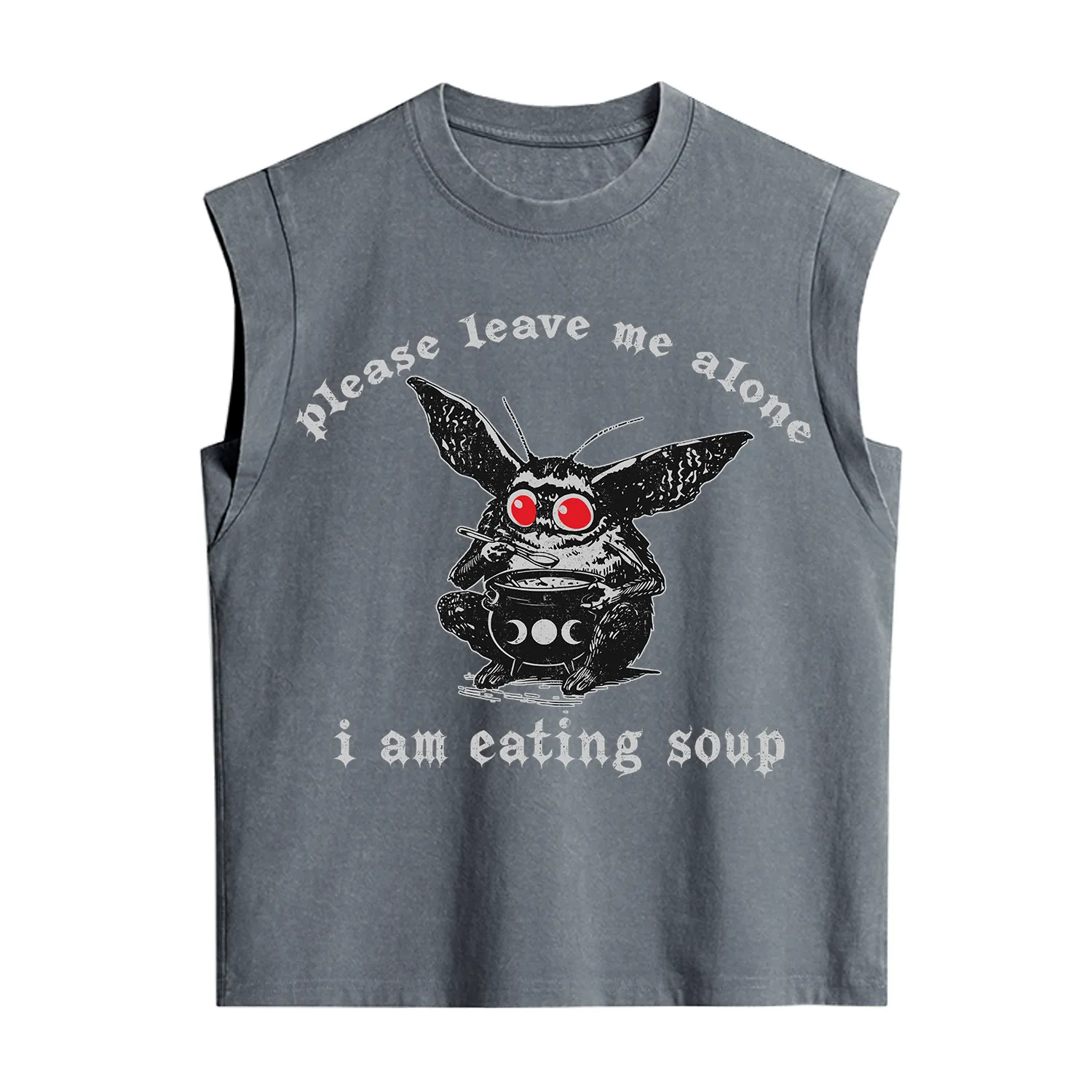 Purplehecate Mothman Eating Soup Vintage Washed Tank
