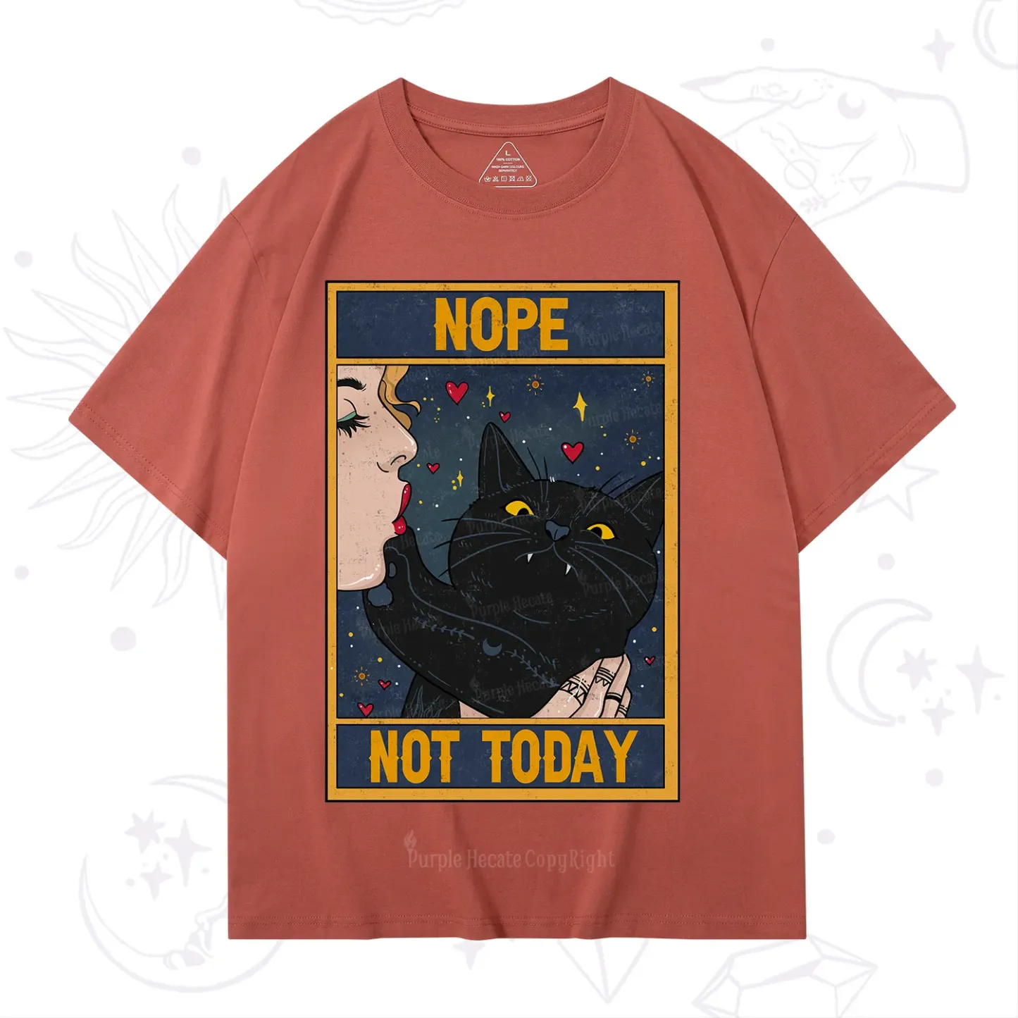 Purplehecate The Nope Not Today Tarot T-Shirt