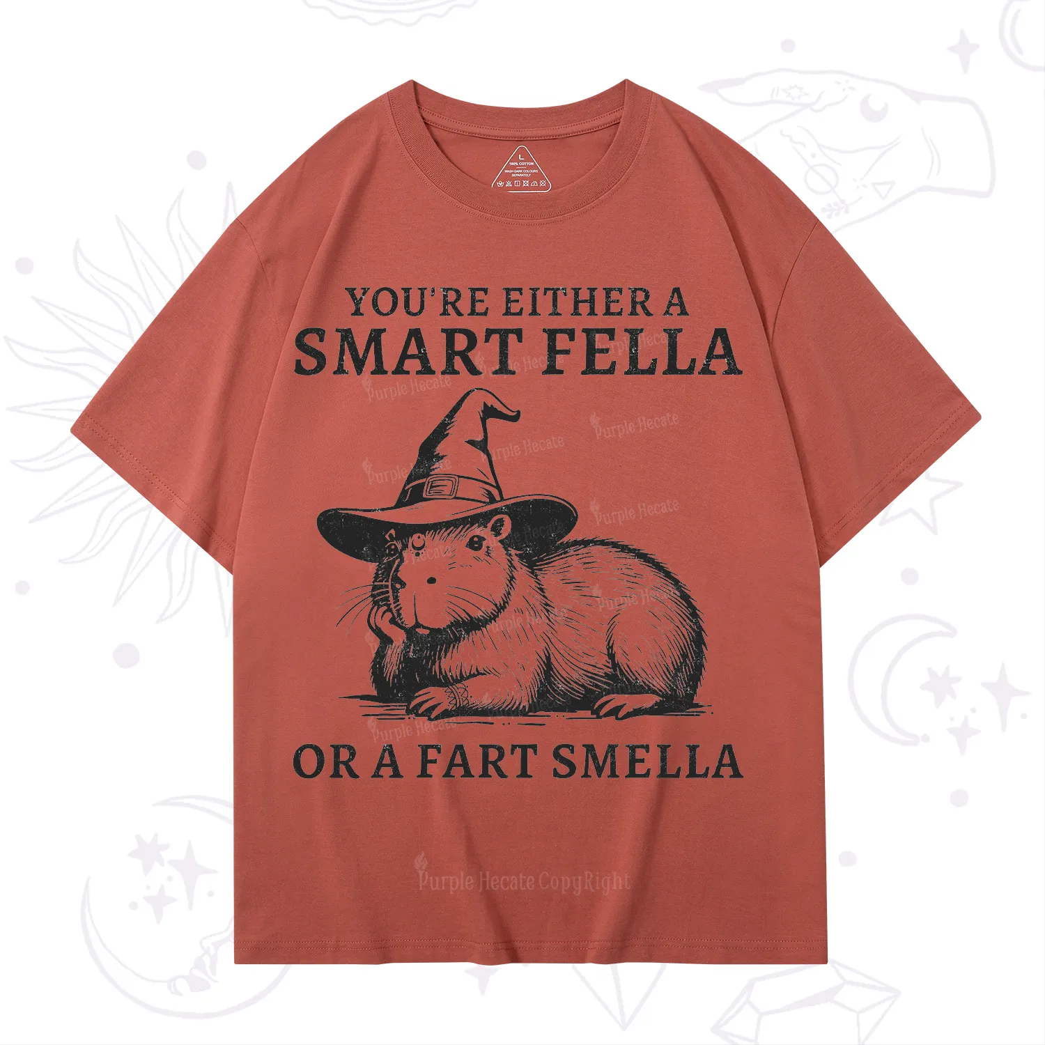 Purplehecate You're Either A Smart Fella or a Smart Fella T-Shirt