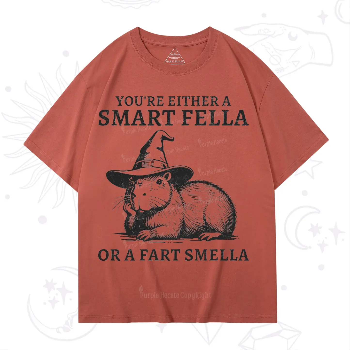 Purplehecate You're Either A Smart Fella or a Smart Fella T-Shirt