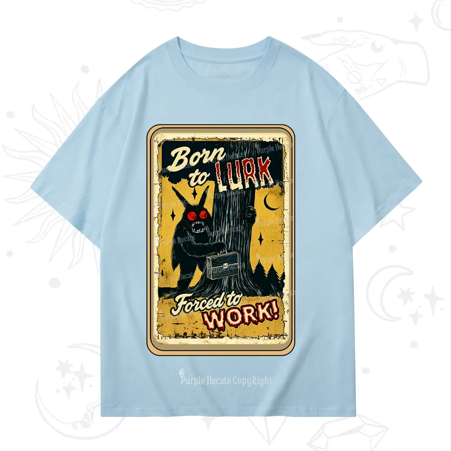 Purplehecate Cryptid Mothman Horror T-Shirt