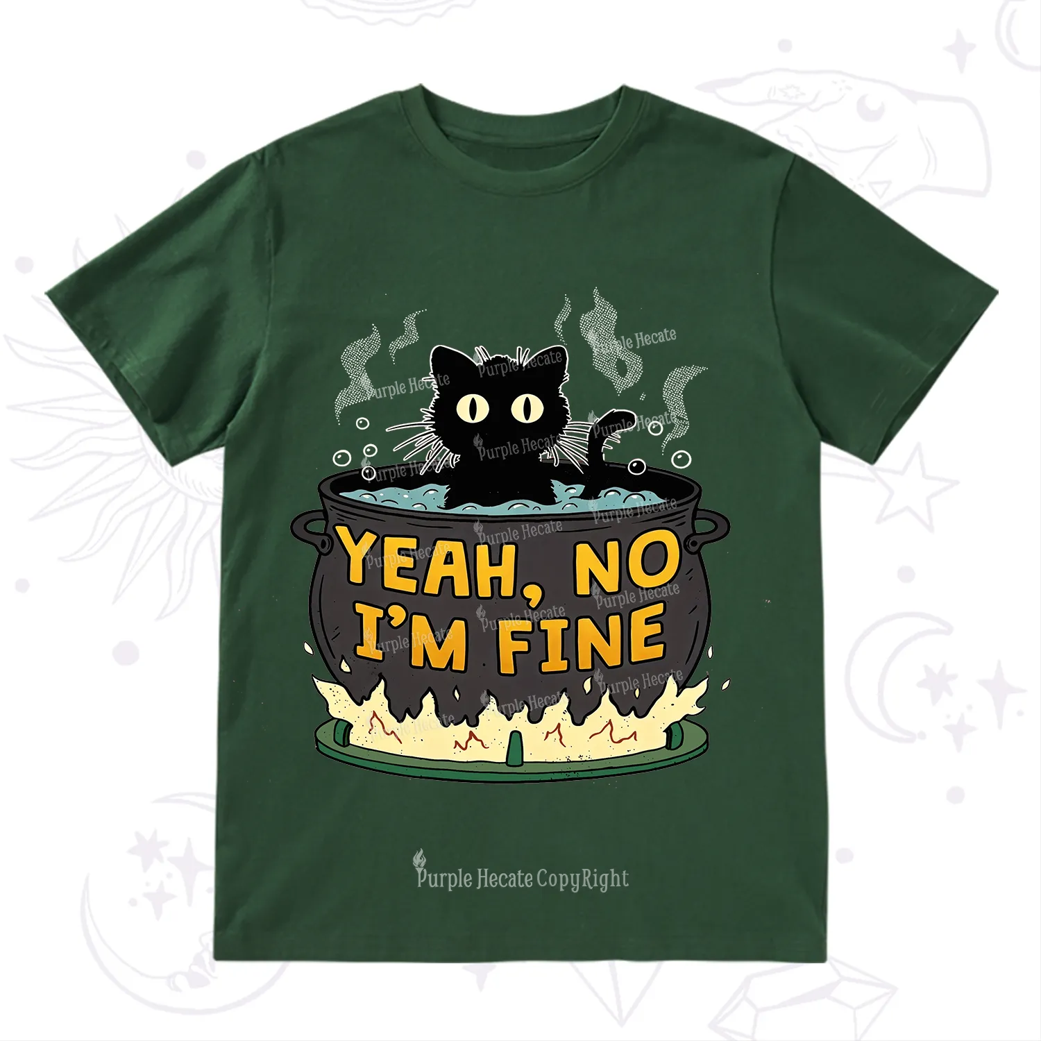 Purplehecate Yeah No I'm Fine T-Shirt