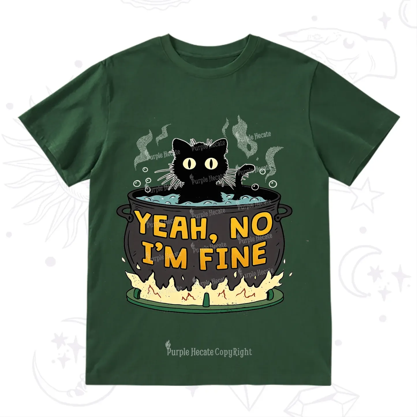 Purplehecate Yeah No I'm Fine T-Shirt