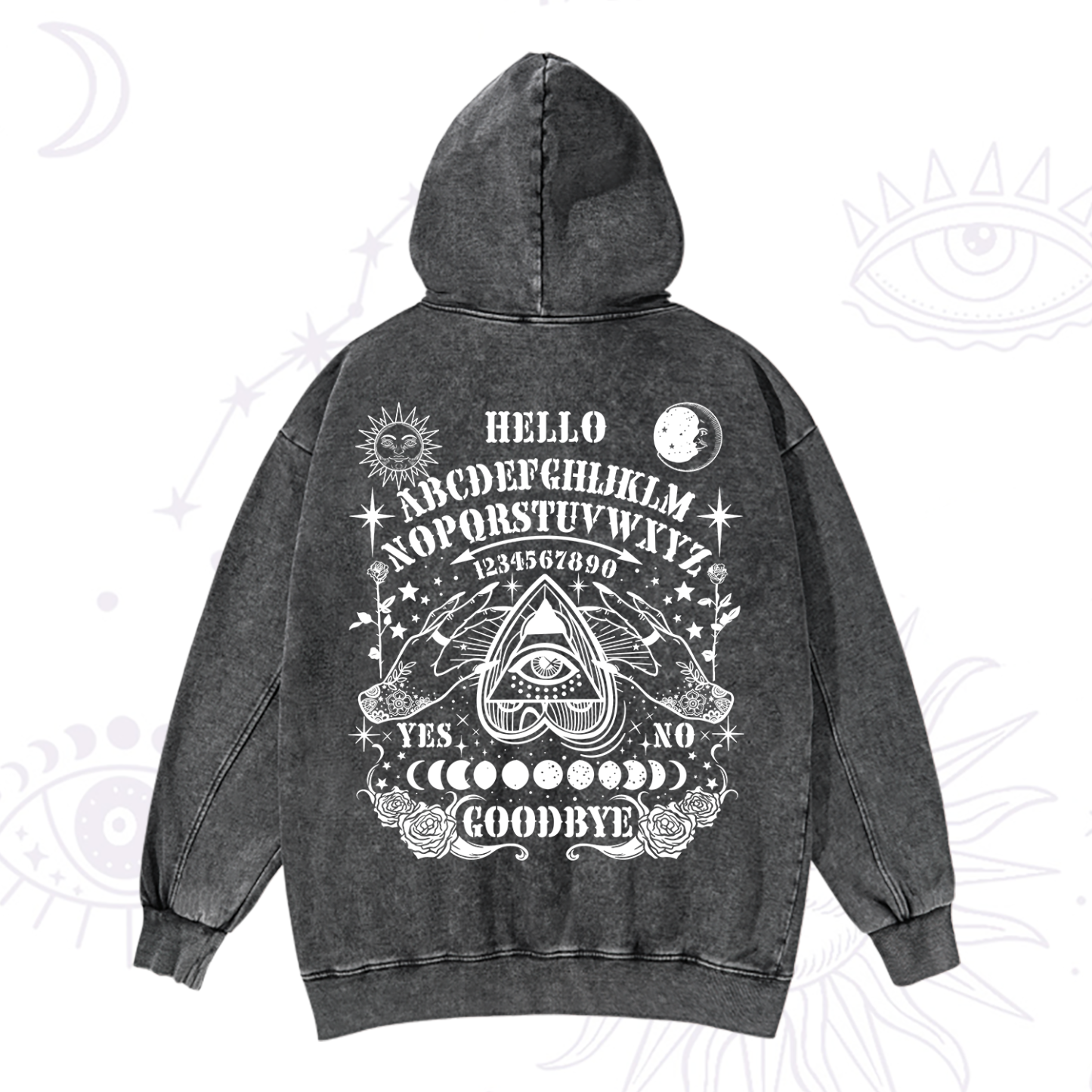 Magic Purplehecate Hello Goodbye Washed Hoodie