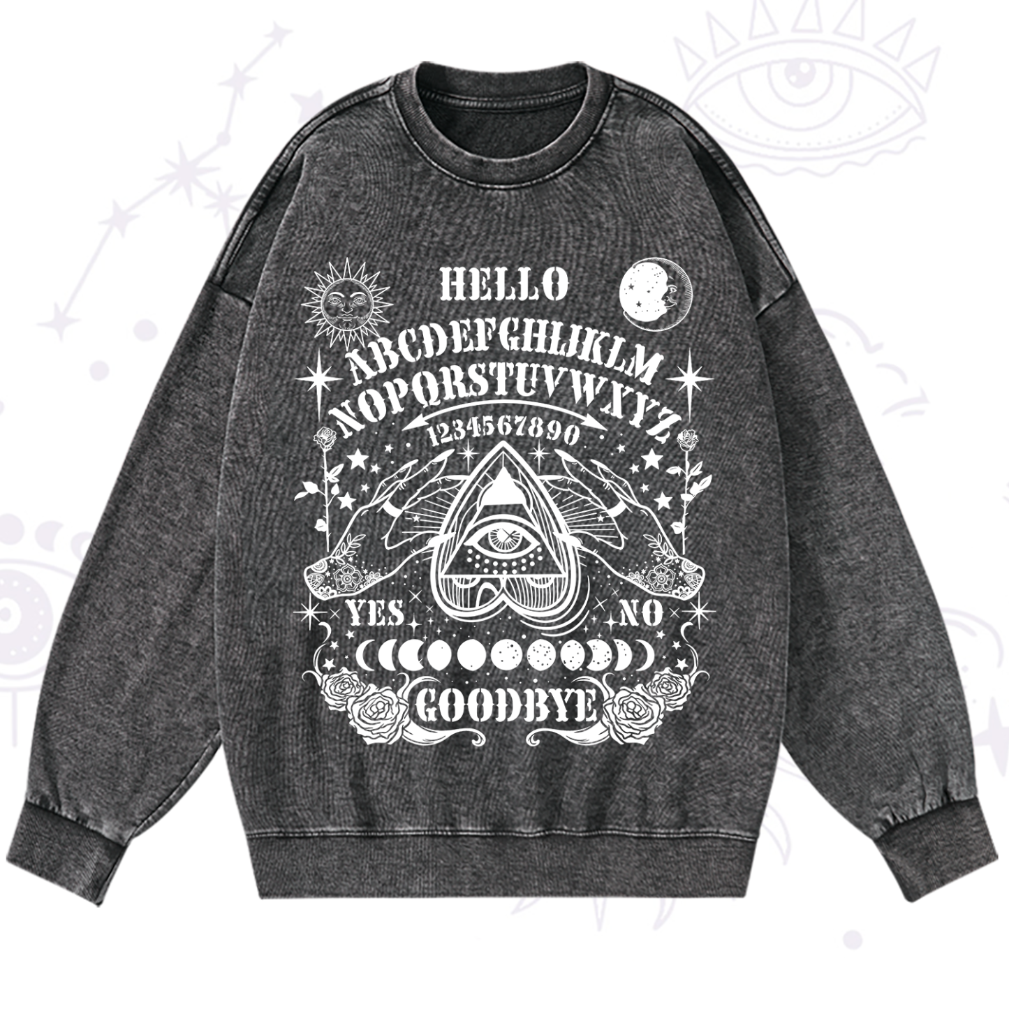 Magic Purplehecate Hello Goodbye Washed Sweatshirt