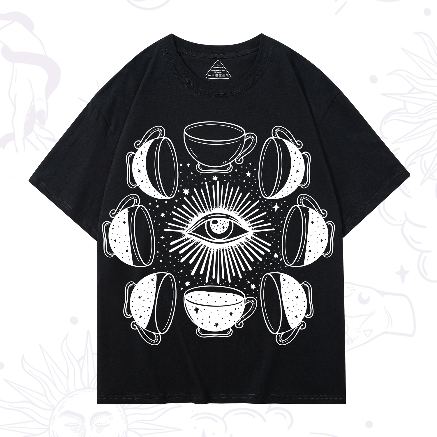 Purplehecate Moon Phase Coffee T-Shirt