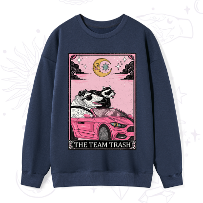 Purplehecate The Team Trash Tarot Card Sweatshirt