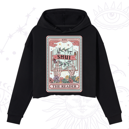 Purplehecate The Smut Reader Tarot Crop Hoodie