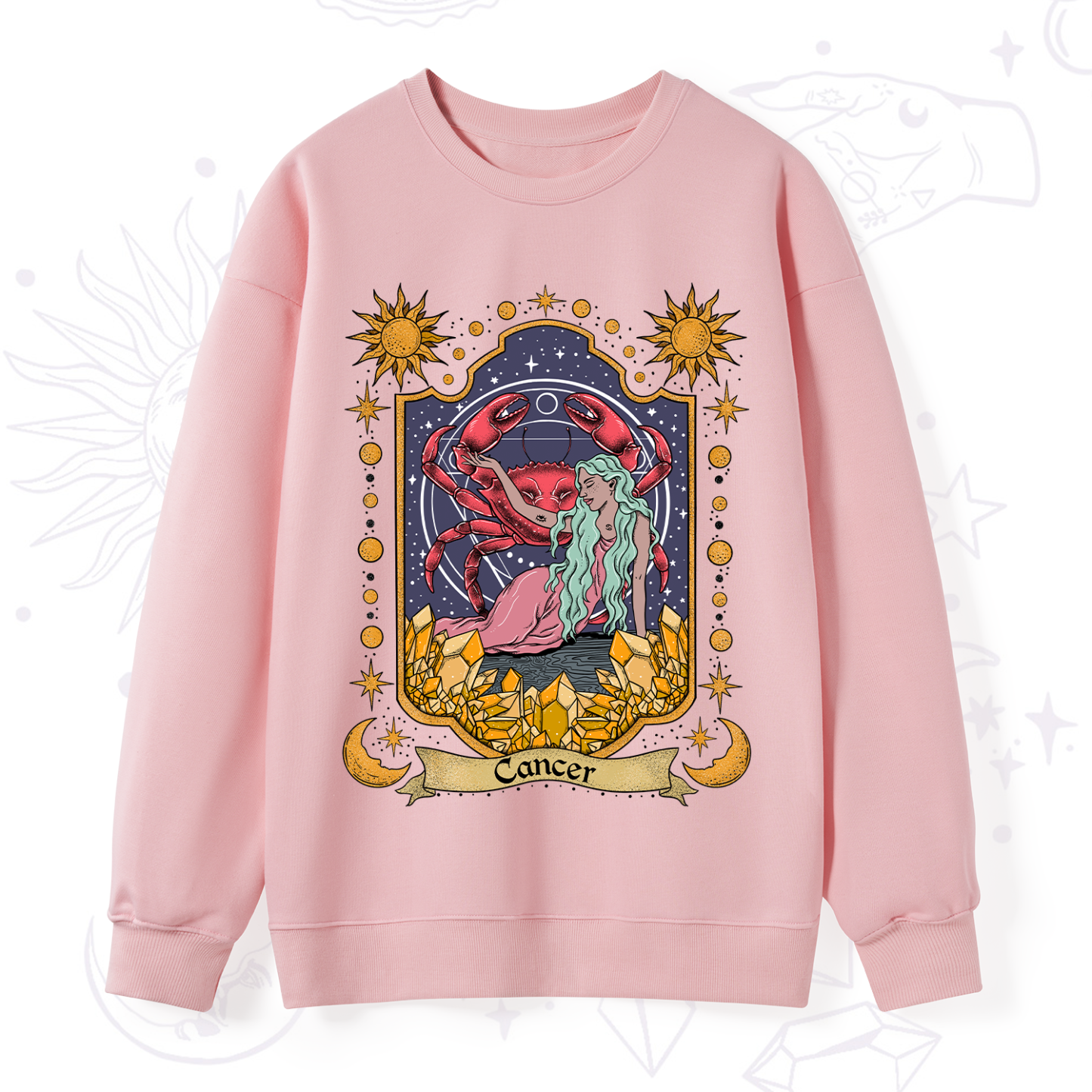 Purplehecate Cancer Zodiac Sweatshirt