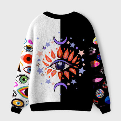 Purplehecate Stellar Gaze Ugly Ugly Cardigan Sweaters
