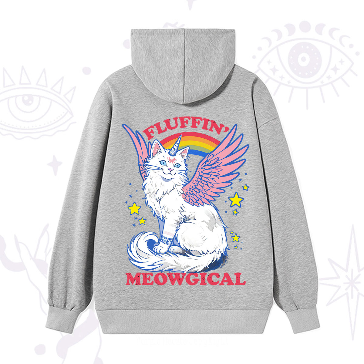 Purplehecate Fluffin Meowgical Hoodie