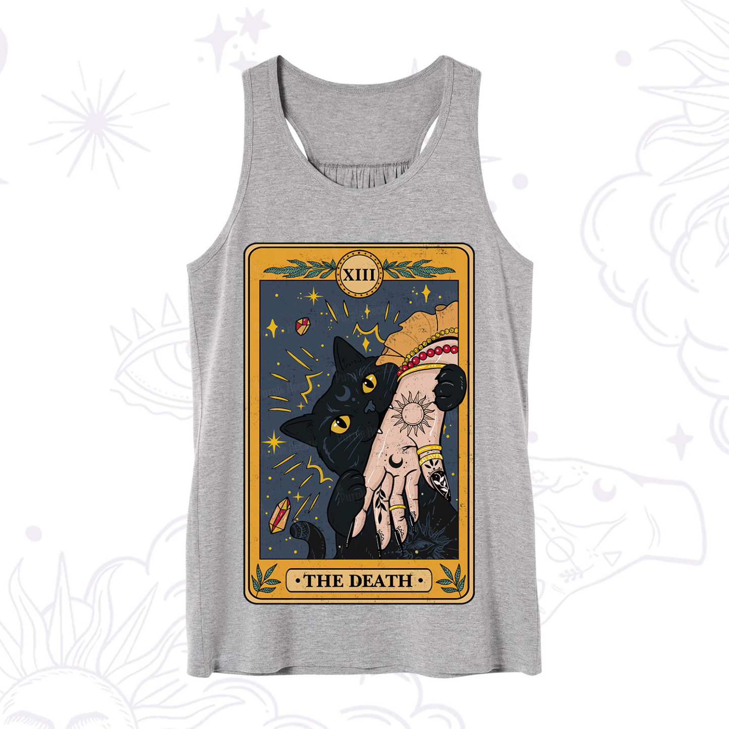 Purplehecate The Death Tarot Card Tank