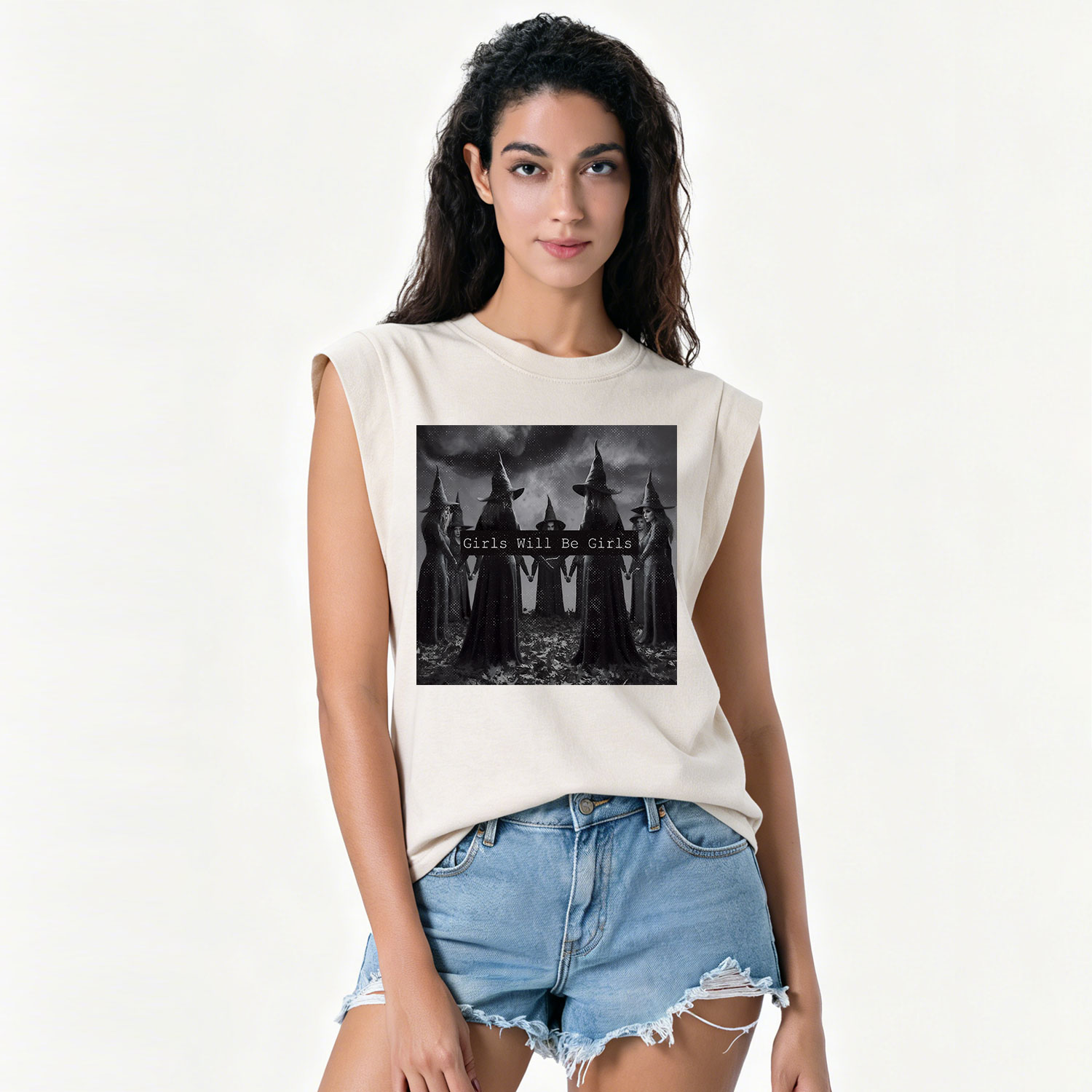 Purplehecate Vintage Girls Will Be Girls Witch Vintage Washed Tank