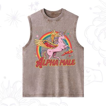 Purplehecate Alpha Male Washed Tank