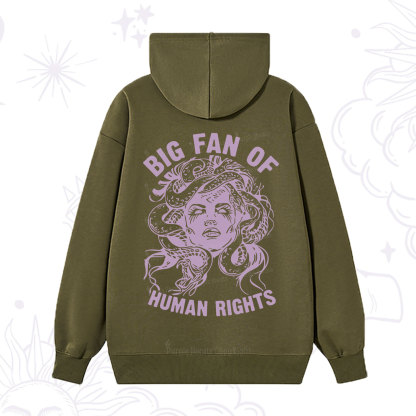 Purplehecate Big Fan of Human Rights Hoodie