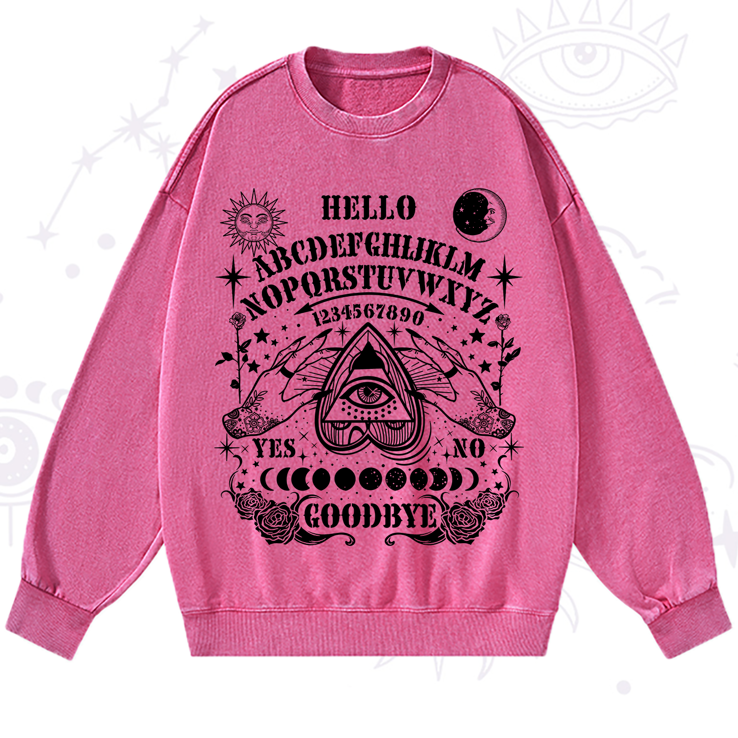 Purplehecate Hello Goodbye Washed Sweatshirt