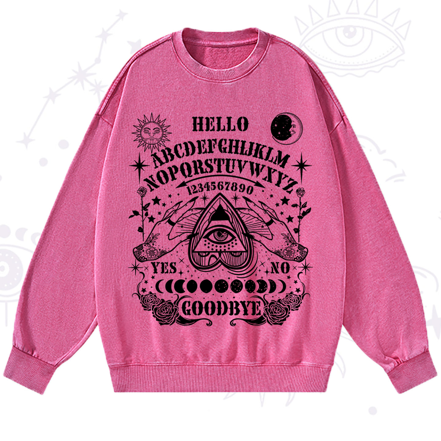 Purplehecate Hello Goodbye Washed Sweatshirt