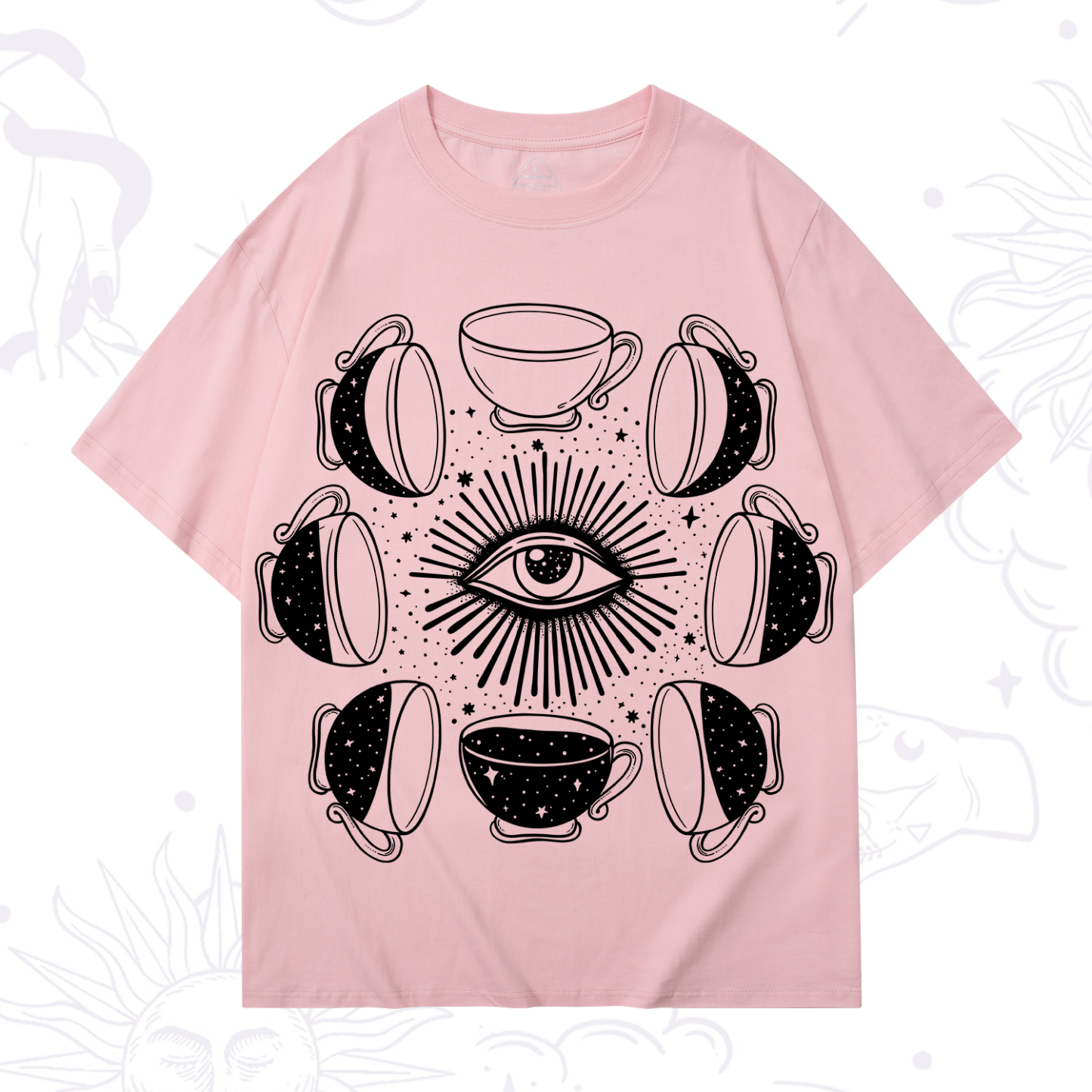 Purplehecate Moon Phase Coffee T-Shirt