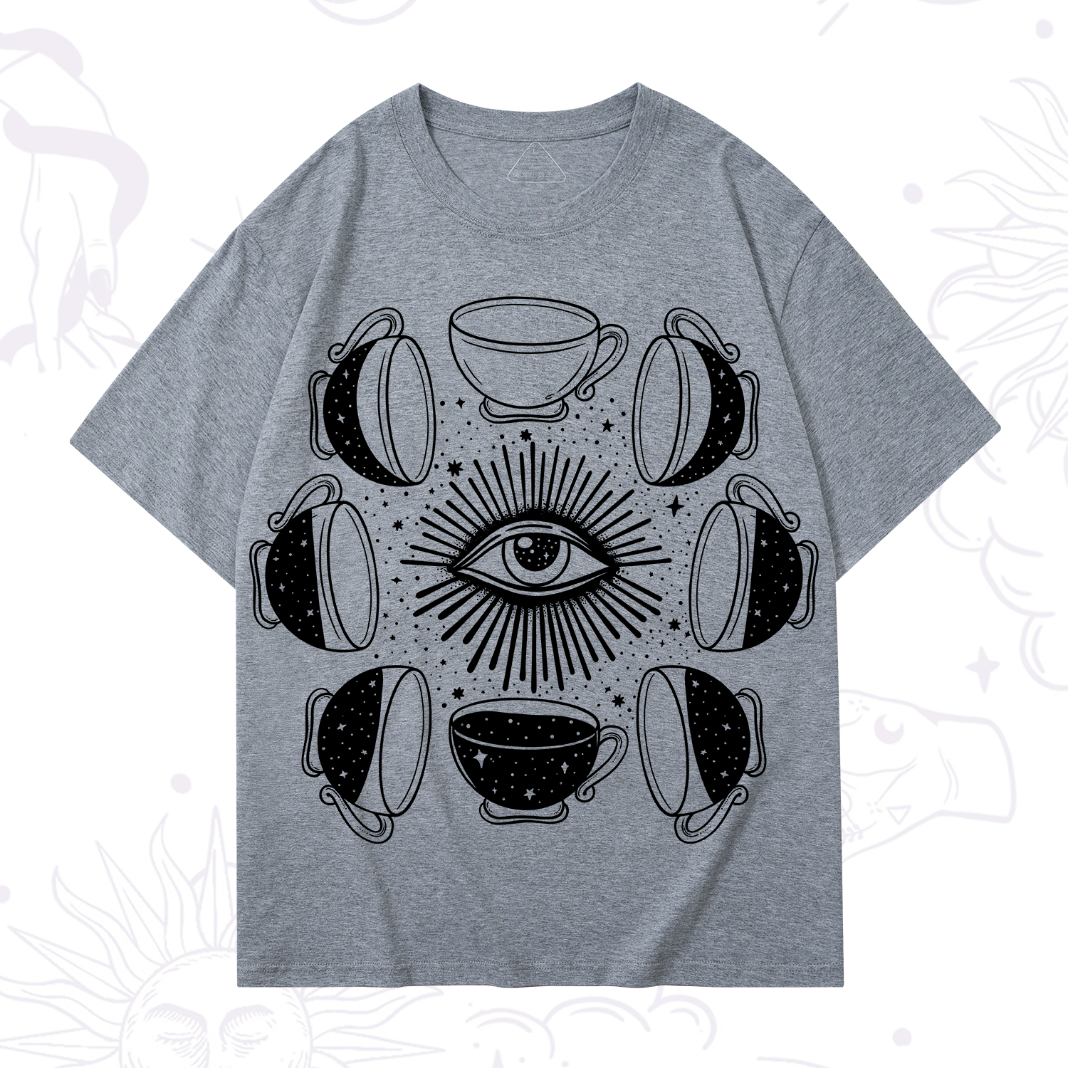 Purplehecate Moon Phase Coffee T-Shirt