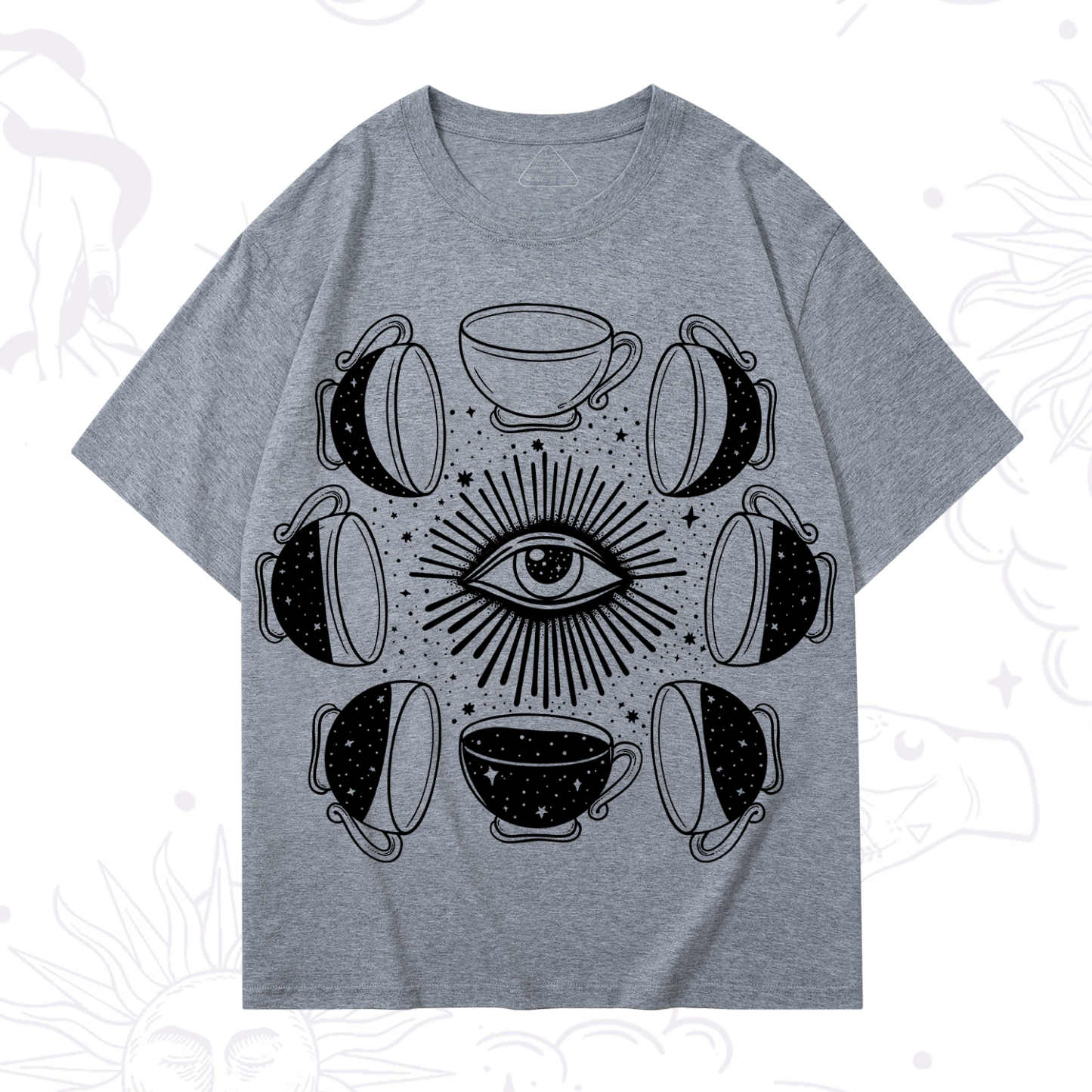 Purplehecate Moon Phase Coffee T-Shirt