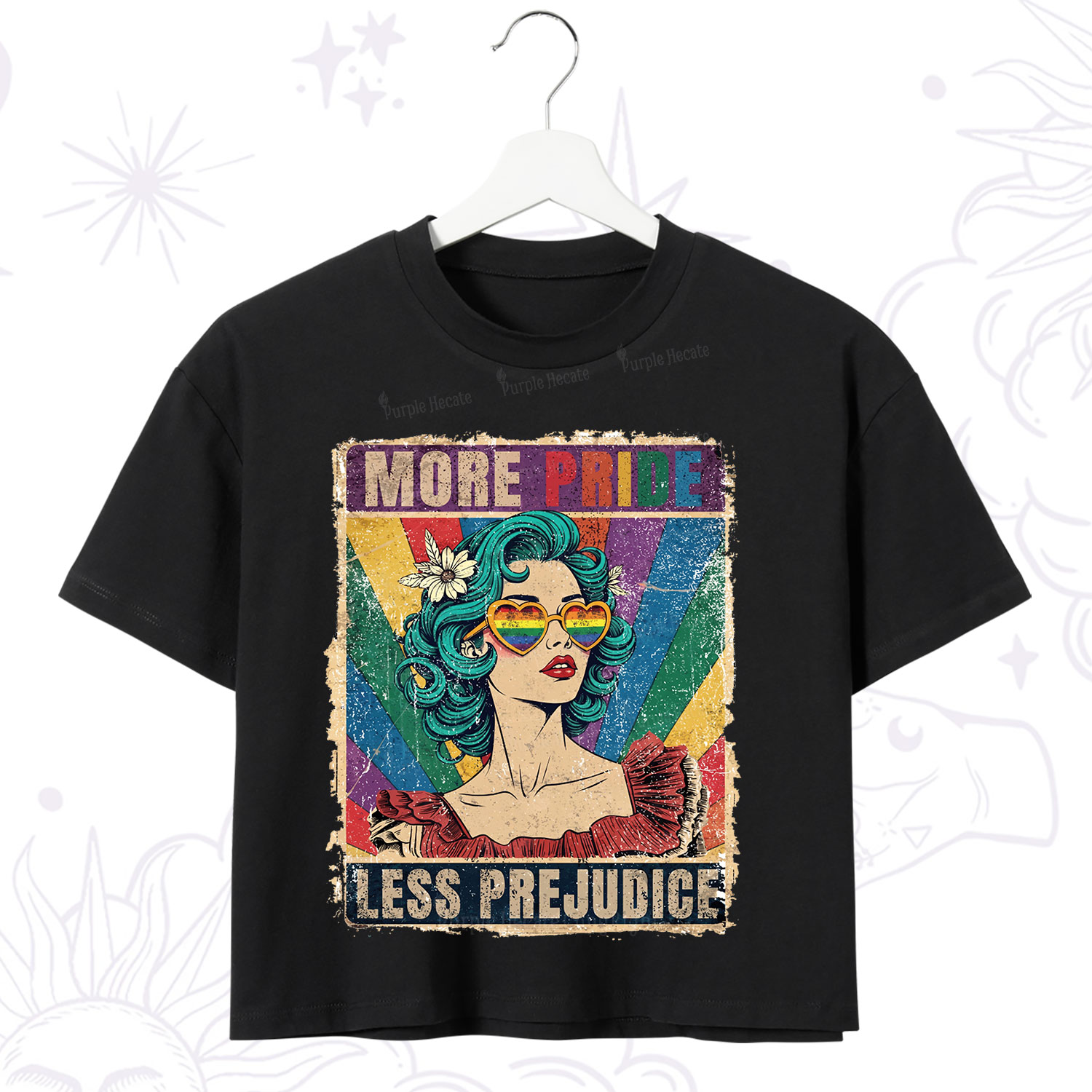 Purplehecate More Pride Less Prejudice Crop T-Shirt