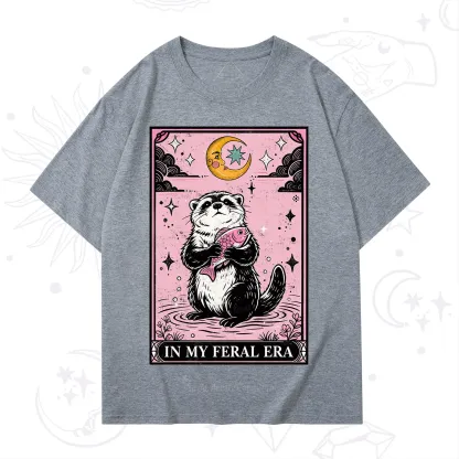 Purplehecate The In My Feral Era Tarot Otter T-Shirt