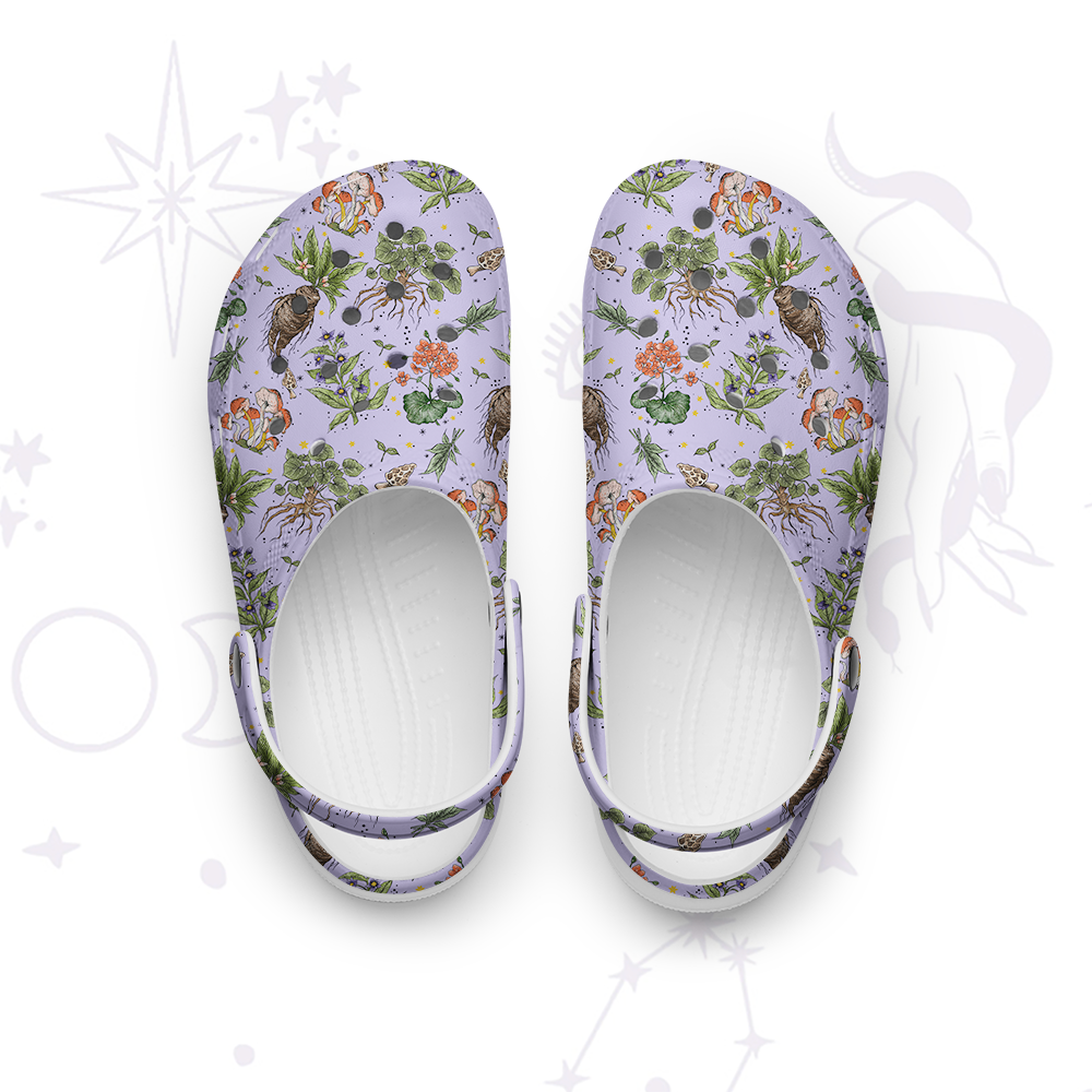 Purplehecate Magical Herbcraft Rubber Clogs