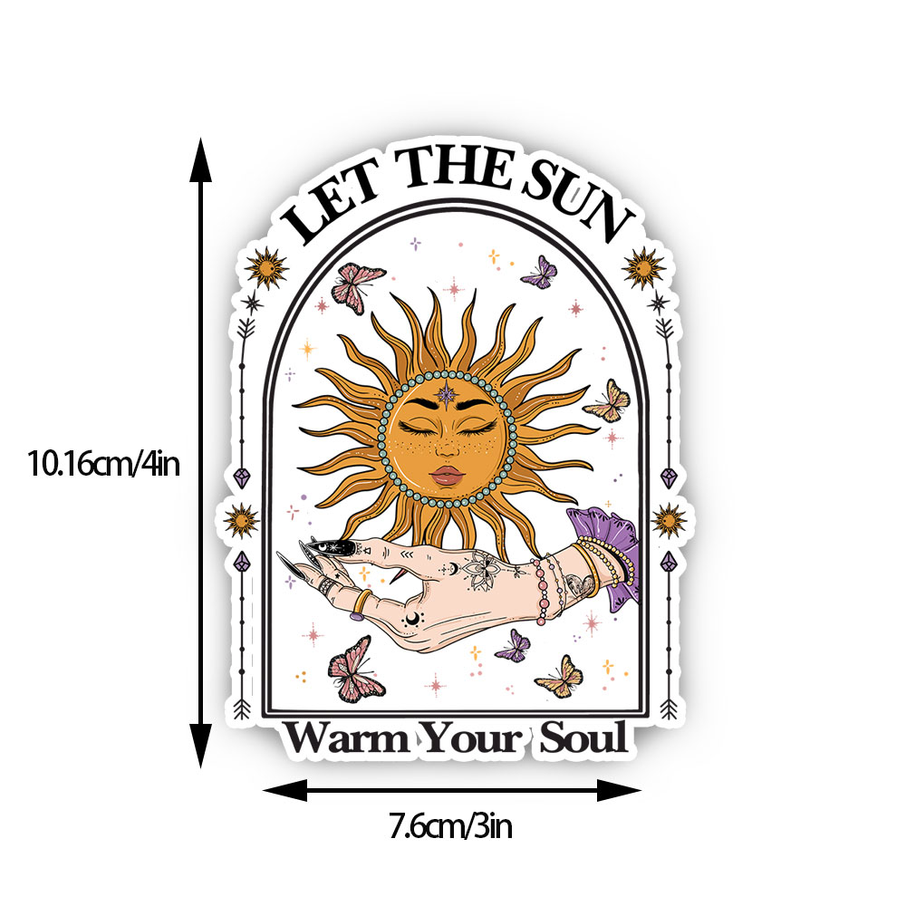 Purplehecate Let The Sun Warm Your Soul Sticker