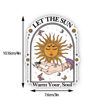 Purplehecate Let The Sun Warm Your Soul Sticker