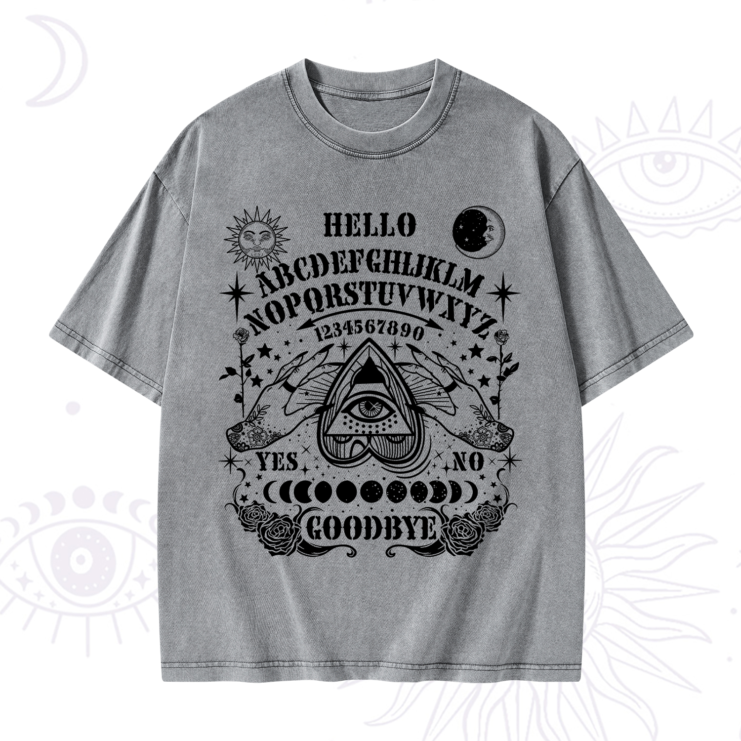 Purplehecate Hello Goodbye Washed T-Shirt