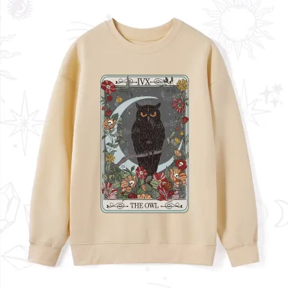 Purplehecate The Owl Tarot Sweatshirt