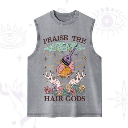Purplehecate Praise The Hair Gods Washed Tank