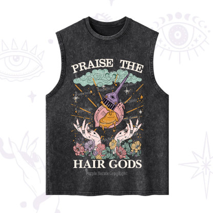 Purplehecate Praise The Hair Gods Washed Tank