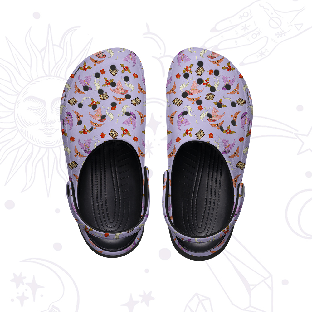 Purplehecate Fantasy Wizard Hat Rubber Clogs