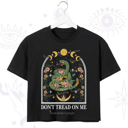 Purplehecate Don't Tread On Me Crop T-Shirt