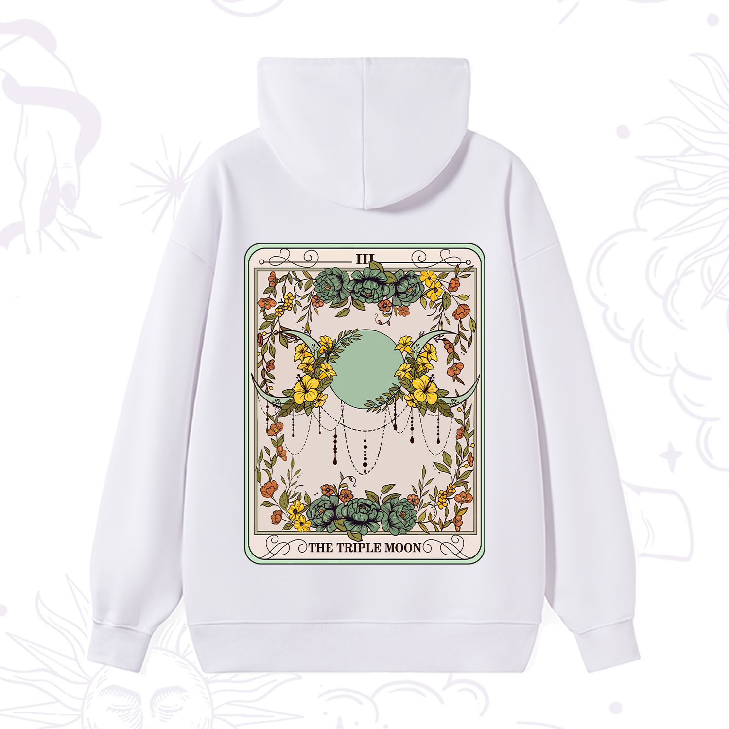 Purplehecate The Triple Moon Tarot Hoodie