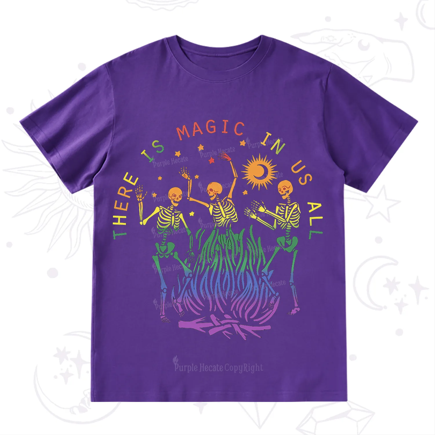 Purplehecate Pride Outfit There is Magic in Us All Back T-Shirt