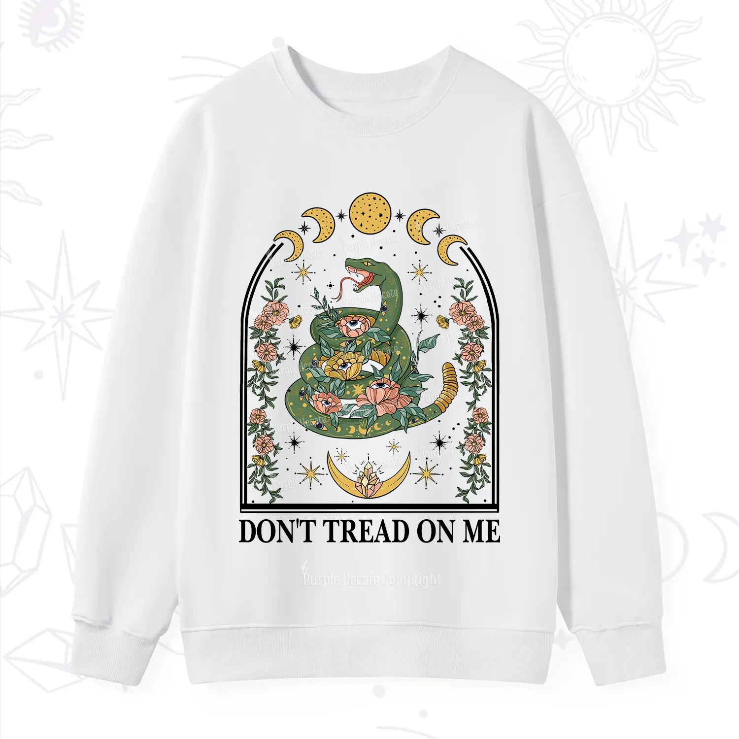 Purplehecate Don't Tread On Me Sweatshirt