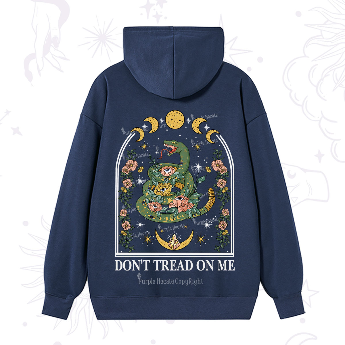 Purplehecate Don't Tread On Me Hoodie