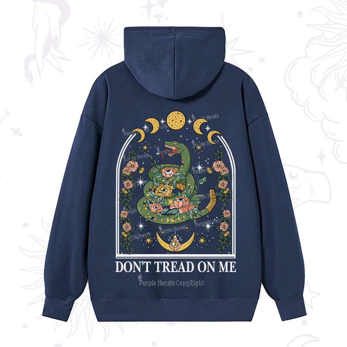 Purplehecate Don't Tread On Me Hoodie