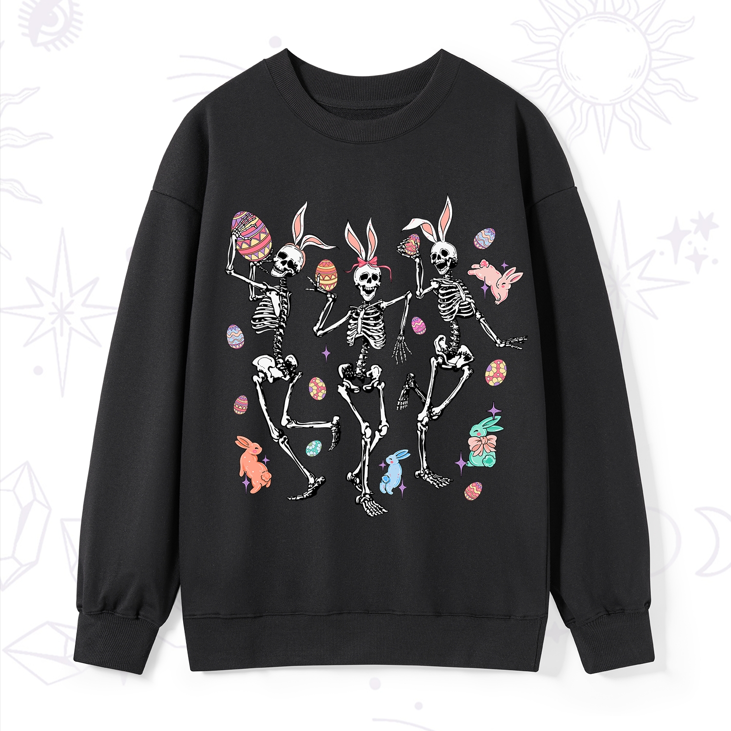 Purplehecate Easter Bunny Skeleton Sweatshirt