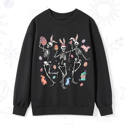 Purplehecate Easter Bunny Skeleton Sweatshirt