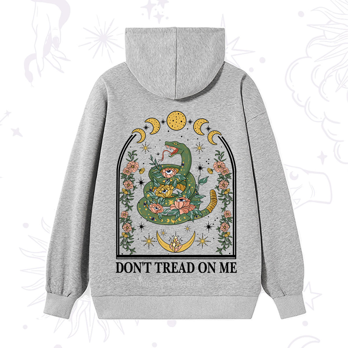 Purplehecate Don't Tread On Me Hoodie