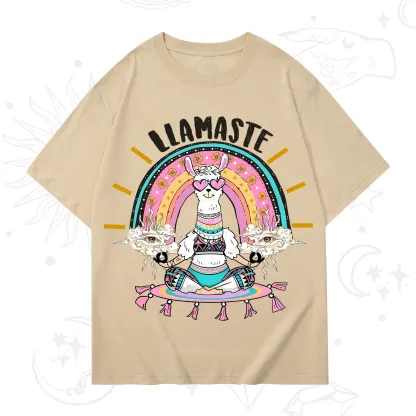 Purplehecate Llama Meditating T-Shirt