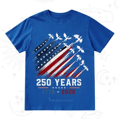 Purplehecate Red White Blue 250 Years T-Shirt